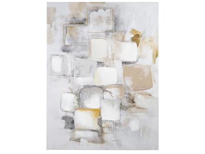 Ashley Furniture Dugington Wall Art A8000358 Gray/White/Gold