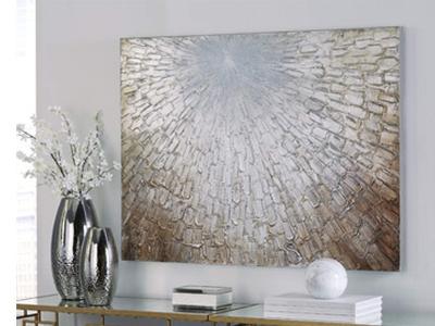 Ashley Furniture Elaina Wall Art A8000220 Gray/White/Brown