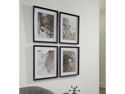 Ashley Furniture Hallwood Wall Art Set (4/CN) A8000306 Multi