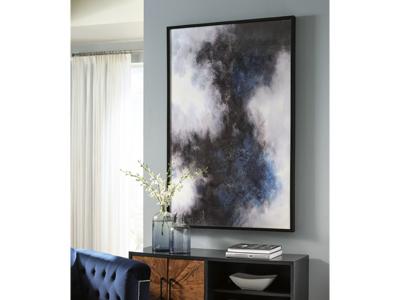 Ashley Furniture Bellecott Wall Art A8000317 Black/White/Blue