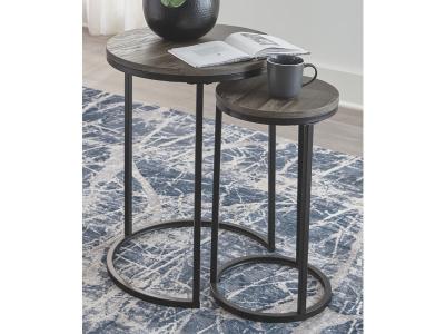 Ashley Furniture Briarsboro Accent Table Set (2/CN) A4000231 Black/Gray