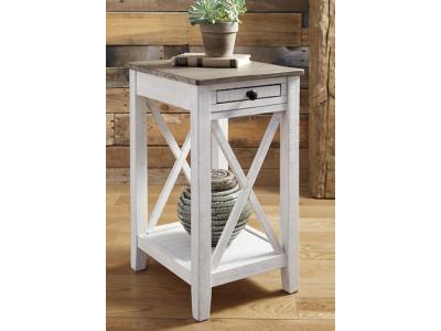 Ashley Furniture Adalane Accent Table A4000374 White/Gray