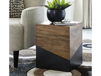 Ashley Furniture Trailbend Accent Table A4000311 Brown/Gunmetal