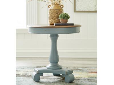 Ashley Furniture Mirimyn Accent Table A4000379 Teal/Brown