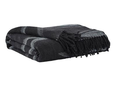 Ashley Furniture Cecile Throw (3/CS) A1000552 Black/Gray