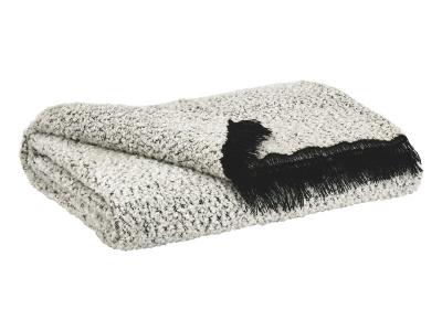 Ashley Furniture Leonita Throw (3/CS) A1000769 Black/White