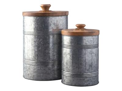 Ashley Furniture Divakar Jar Set (2/CN) A2000174 Antique Gray