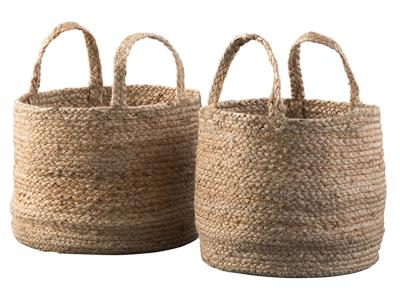 Ashley Furniture Brayton Basket Set (2/CN) A2000094 Natural