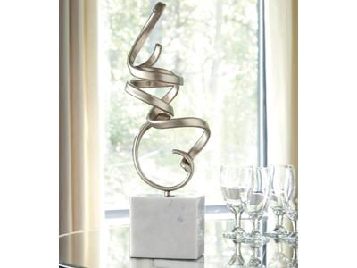 Ashley Furniture Pallaton Sculpture A2000125 Champagne/White