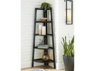 Ashley Furniture Bernmore Corner Shelf A4000304 Black
