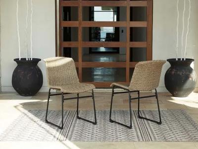 Ashley Furniture Amaris Chair (2/CN) P369-601 Brown/Black