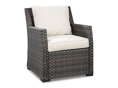 Ashley Furniture Easy Isle Lounge Chair w/Cushion (1/CN) P455-820 Dark Brown/Beige