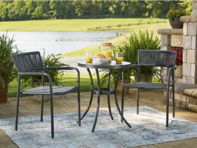 Ashley Furniture Crystal Breeze Chairs w/Table Set (3/CN) P304-050 Gray