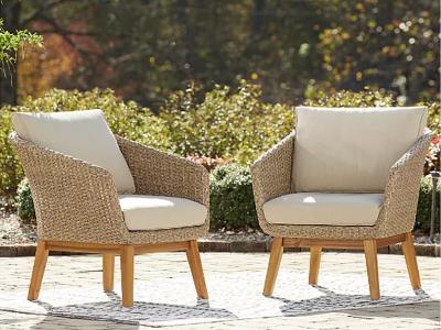 Ashley Furniture Crystal Cave Lounge Chair w/Cushion (2/CN) P350-820 Beige