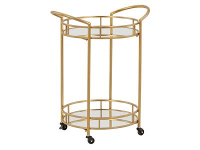 Ashley Furniture Wynora Bar Cart A4000099 Gold