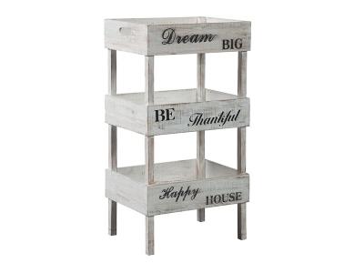 Ashley Furniture Yulton Storage Shelf A4000091 Antique White