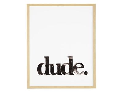 Ashley Furniture Dude Wall Art A8000339 Black/White