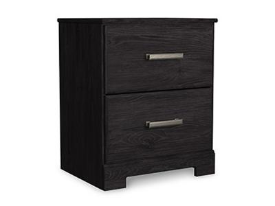 Ashley Furniture Belachime Two Drawer Night Stand B2589-92 Black