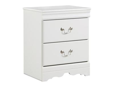 Ashley Furniture Anarasia Two Drawer Night Stand B129-92 White