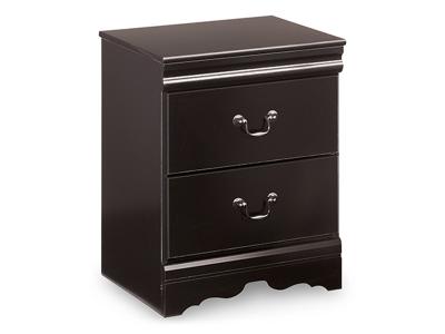 Ashley Furniture Huey Vineyard Two Drawer Night Stand B128-92 Black