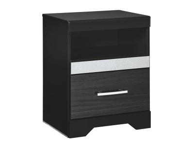 Ashley Furniture Starberry One Drawer Night Stand B304-91 Black