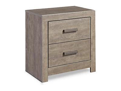 Ashley Furniture Culverbach Two Drawer Night Stand B070-92 Gray