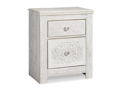 Ashley Furniture Paxberry Two Drawer Night Stand B181-92 Whitewash