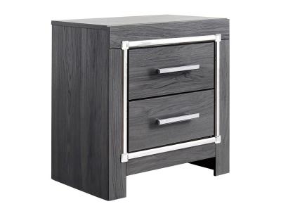 Ashley Furniture Lodanna Two Drawer Night Stand B214-92 Gray