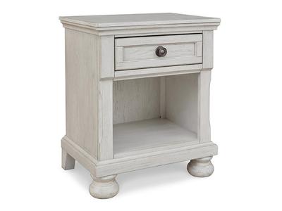 Ashley Furniture Robbinsdale One Drawer Night Stand B742-91 Antique White