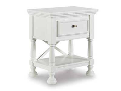 Ashley Furniture Kaslyn One Drawer Night Stand B502-91 White