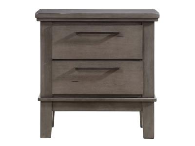 Ashley Furniture Hallanden Two Drawer Night Stand B649-92 Gray