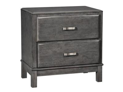 Ashley Furniture Caitbrook Two Drawer Night Stand B476-92 Gray