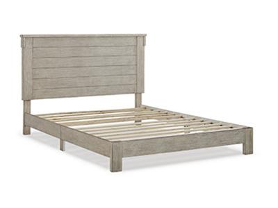 Ashley Furniture Hollentown King Panel Bed B434-82 Whitewash