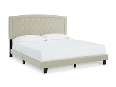 Ashley Furniture Adelloni King Upholstered Bed B080-982 Cream