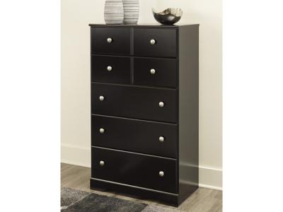 Ashley Furniture Mirlotown Five Drawer Chest B2711-46 Almost Black