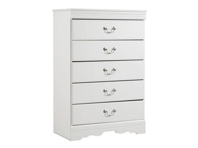 Ashley Furniture Anarasia Five Drawer Chest B129-46 White