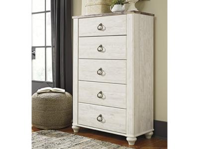Ashley Furniture Willowton Five Drawer Chest B267-46 Two-tone