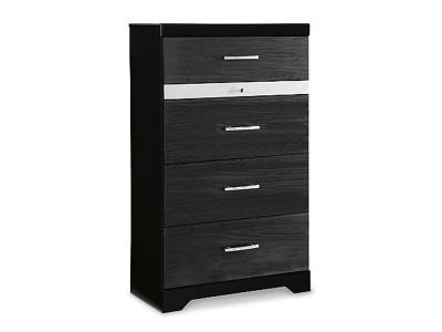 Ashley Furniture Starberry Five Drawer Chest B304-46 Black