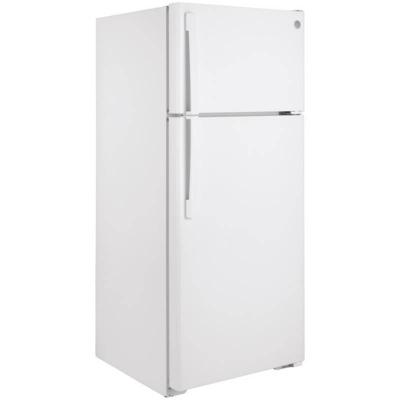 28" GE 17.5 Cu. Ft. Top-freezer No-frost Refrigerator - GTE18DTNRWW