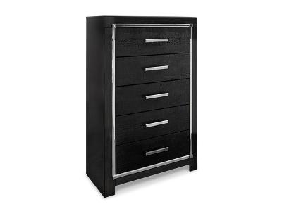 Ashley Furniture Kaydell Five Drawer Chest B1420-46 Black