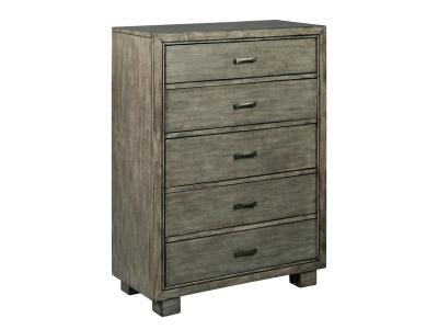 Ashley Furniture Arnett Five Drawer Chest B552-46 Gray