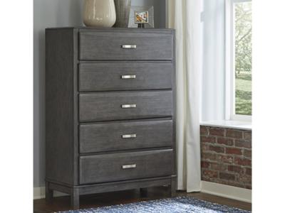 Ashley Furniture Caitbrook Five Drawer Chest B476-46 Gray