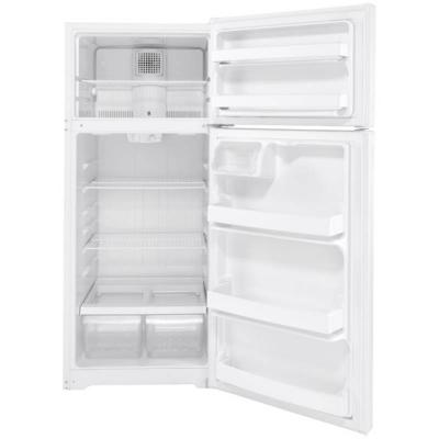 28" GE 17.5 Cu. Ft. Top-freezer No-frost Refrigerator - GTE18DTNRWW