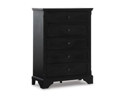 Ashley Furniture Chylanta Five Drawer Chest B739-46 Black
