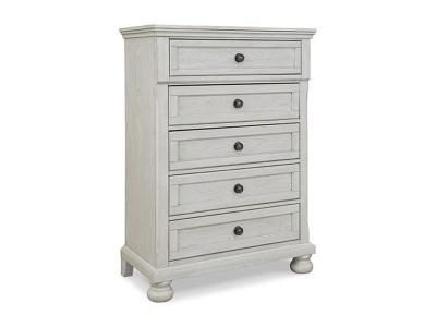 Ashley Furniture Robbinsdale Five Drawer Chest B742-45 Antique White