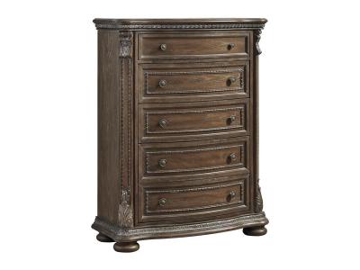 Ashley Furniture Charmond Five Drawer Chest B803-46 Brown