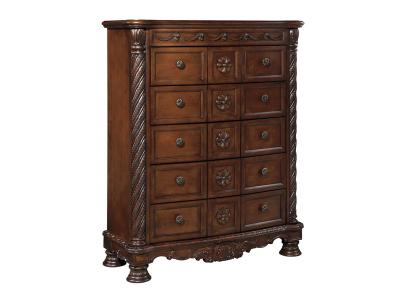 Ashley Furniture North Shore Chest B553-46 Dark Brown