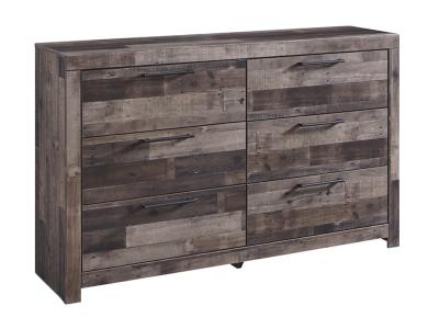 Ashley Furniture Derekson Six Drawer Dresser B200-31 Multi Gray