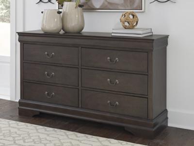 Ashley Furniture Leewarden Dresser B398-31 Dark Brown