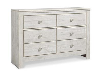 Ashley Furniture Paxberry Six Drawer Dresser B181-21 Whitewash